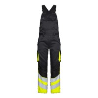 Produktbild von Engel - Safety Light Latzhose 3547-319, Schwarz/Warngelb, Größe 23