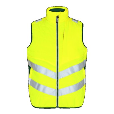 Produktbild von Engel - Safety Stepp-Innenweste 5159-158, Warngelb/Grün, Größe 5XL