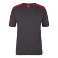 Produktbild von Engel - Galaxy T-Shirt 9810-141, Anthrazitgrau/Tomato Red, Größe 4XL