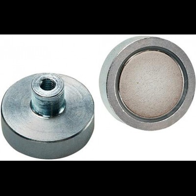 Produktbild von FORMAT - Flachgreifer-Magnet NdFeB mit Gewinde 25x7/ 14mm