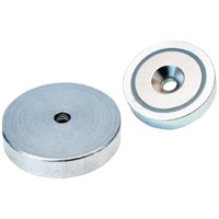 Produktbild von FORMAT - Flachgreifer-Magnet NdFeB mit Bohrung 20x6mm