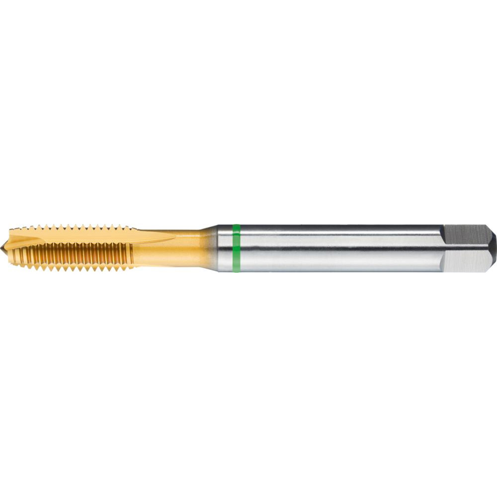 FORMAT Maschinengewindebohrer DIN 371 HSSE TiN Typ UNI 6H Durchgangsloch M10 Produktbild img1 L