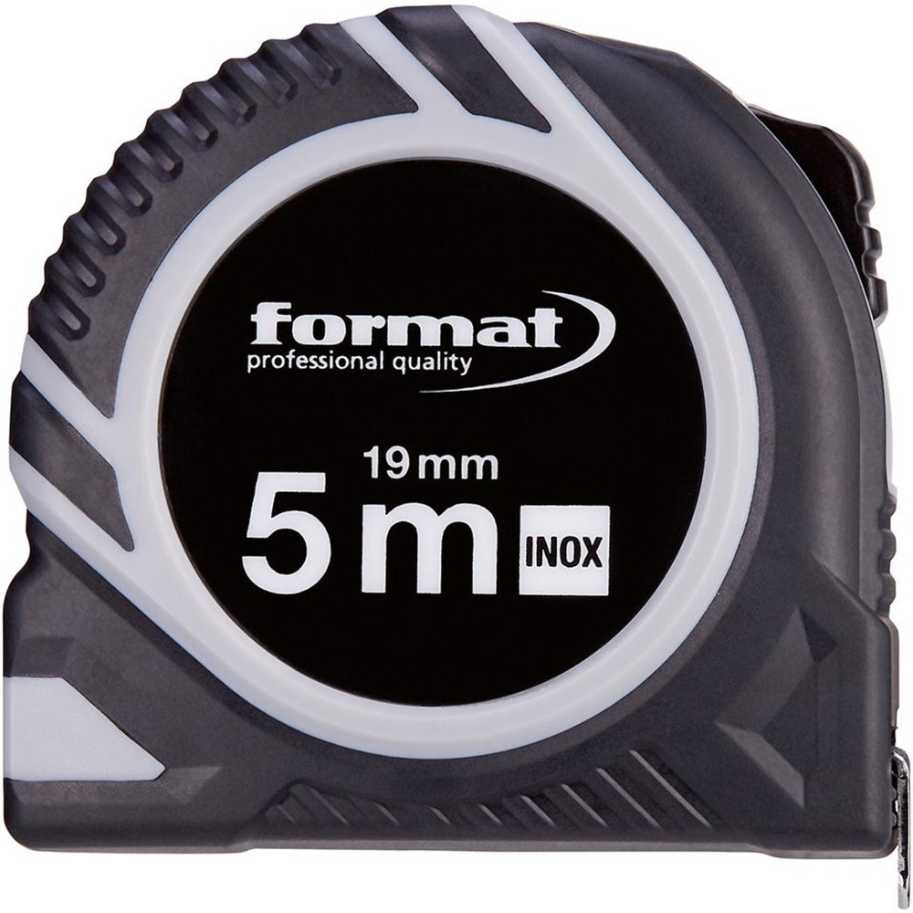 FORMAT Taschenbandmaß 5m x 19mm INOX Produktbild img1 L