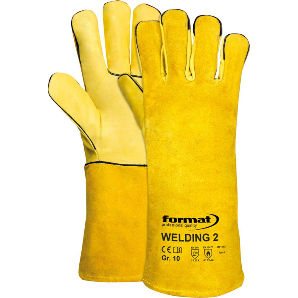 FORMAT Schweißerhandschuh WELDING 2, Größe 10 Produktbild img1 L