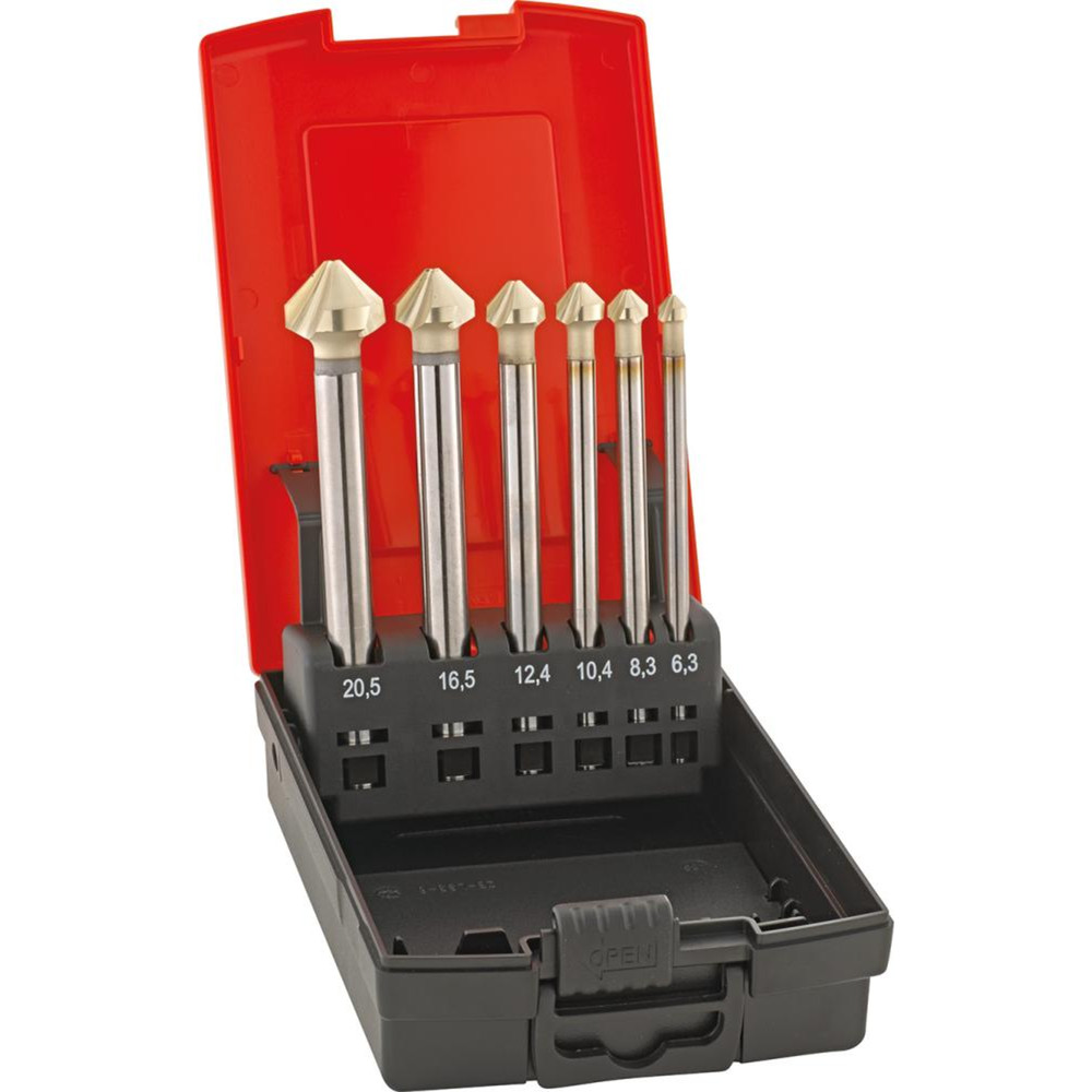 FORMAT Kegelsenker-Set lang HSSE 90° 6,3-25mm DUO+ Produktbild img2 L