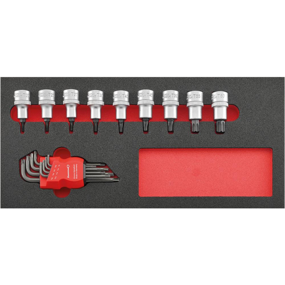 FORMAT Werkzeugmodul 1/3 Steckschlüsseleinsätze 1/2" T Produktbild img2 L