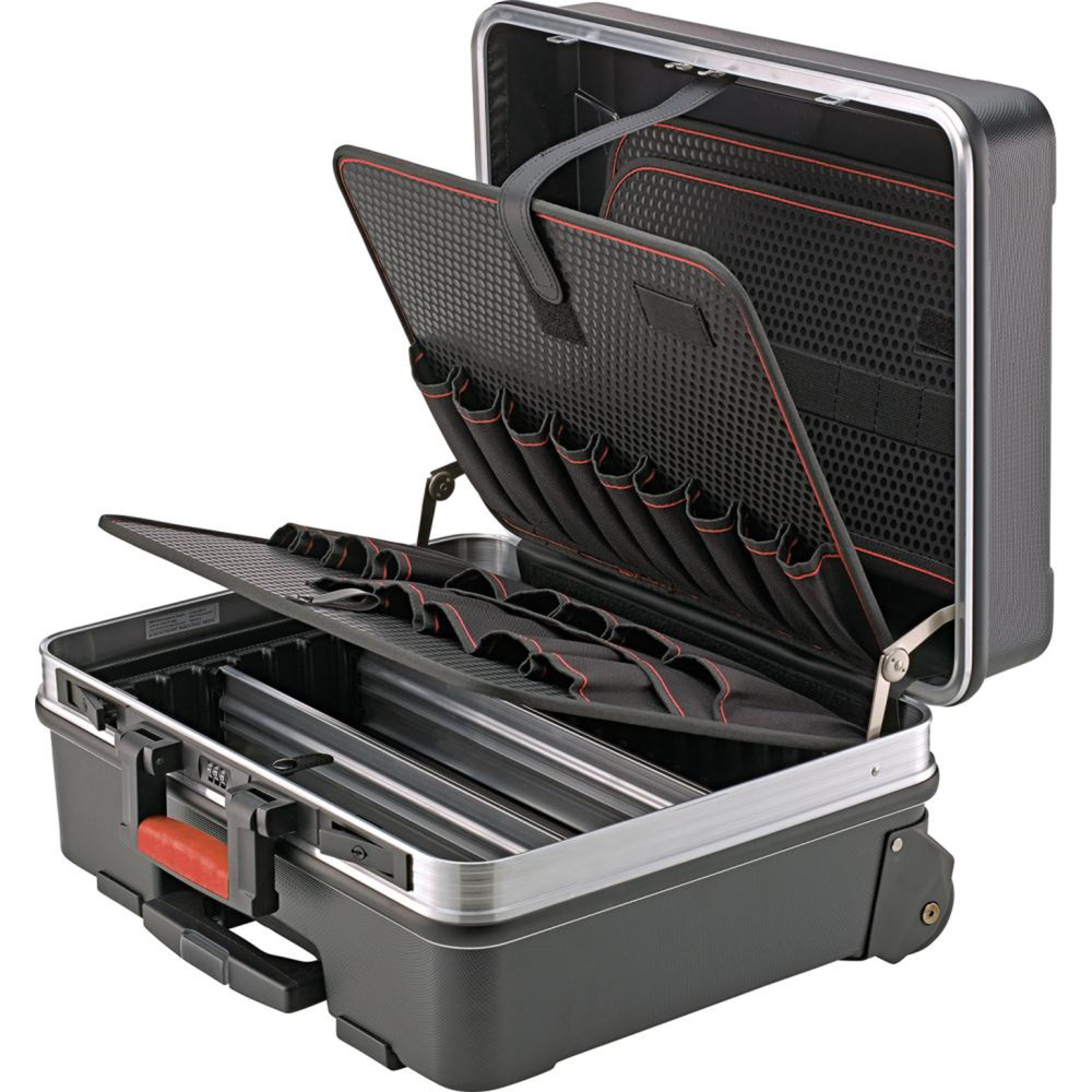 FORMAT Werkzeugtrolly, Werkzeugkoffer leer 485x370x200mm ABS Produktbild img2 L