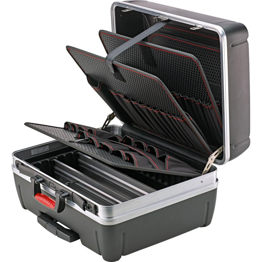 FORMAT Werkzeugtrolly, Werkzeugkoffer leer 485x375x230mm HDPE Produktbild img2 L