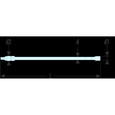 Produktbild von Facom - Verlängerung 1/4" 55mm R.55RCK