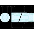 Produktbild von Facom - Steckschlüssel 1/2" 6-Kant lang 21mm S.21HLA