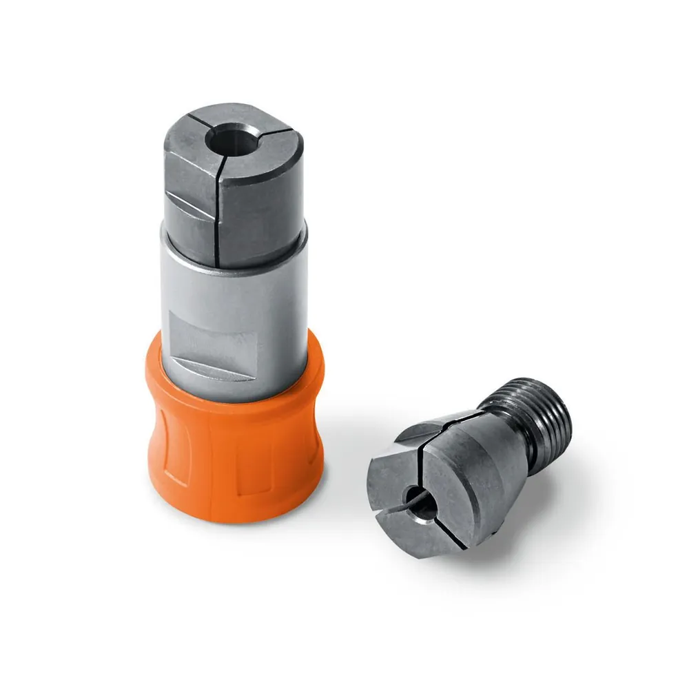 FEIN Gewindebohr-Adapter, Zubehör-Schnittstelle QuickIN mit 2 Spannzangen 4,5/6mm Produktbild img1 L