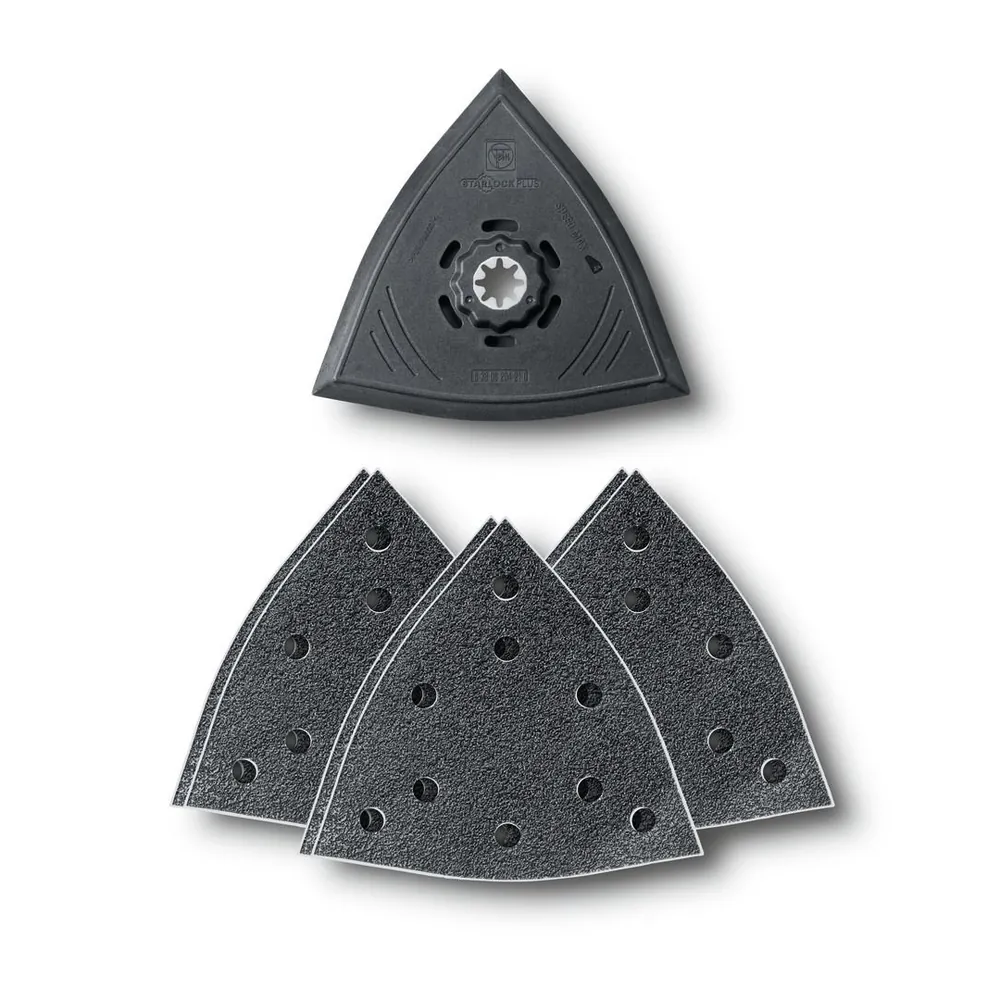 FEIN Schleifset, Kantenlänge 130mm, Aufnahme Starlock Plus Produktbild img1 L