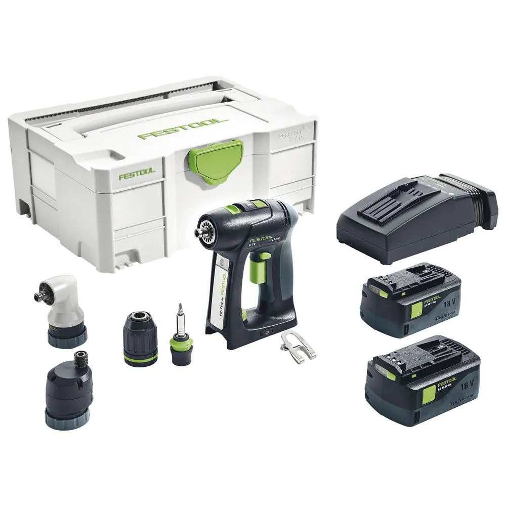 Festool Akku-Bohrschrauber C 18 Li 5,2-Set Produktbild img1 L