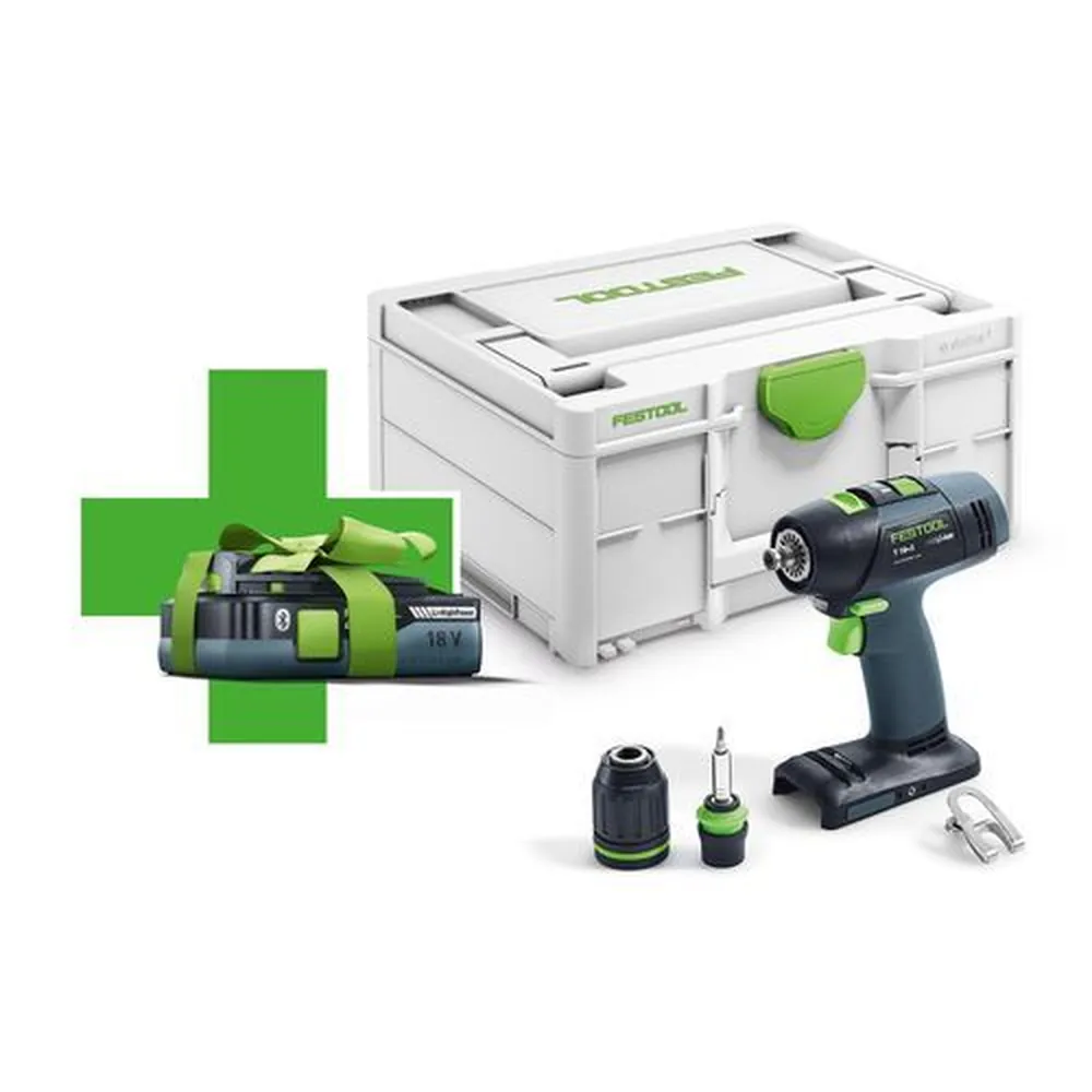 Festool Akku-Bohrschrauber T 18+3-Basic-4,0 Produktbild img1 L