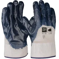 PROFIT Basic Nitril-Handschuh, blau,3/4 beschichtet, Stulpe , 12 Paar Produktbild