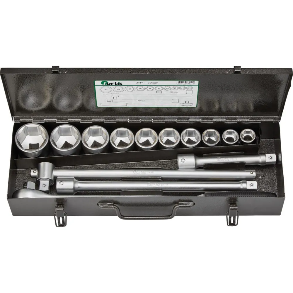 FORTIS Steckschlüssel-Satz 3/4" 14-teilig Produktbild img1 L