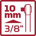 GEDORE red Umschaltknarre, 3/8", lang, 5° Rückschwenkwinkel, 180mm, 2K-Griff, R50000027 Produktbild img6 S