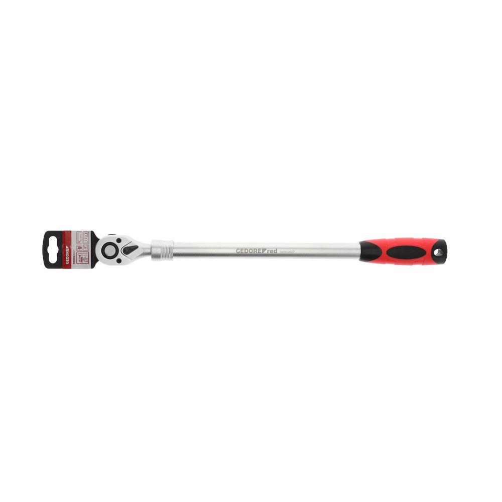 GEDORE red® Teleskopknarre, Umschaltbar, Druckknopf, 1/2", 2K-Griff Produktbild img6 L