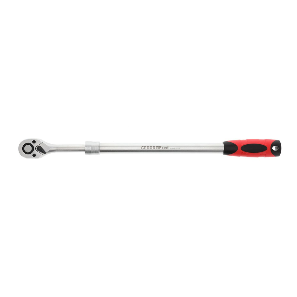 GEDORE red® Teleskopknarre, Umschaltbar, Druckknopf, 1/2", 2K-Griff Produktbild img5 L
