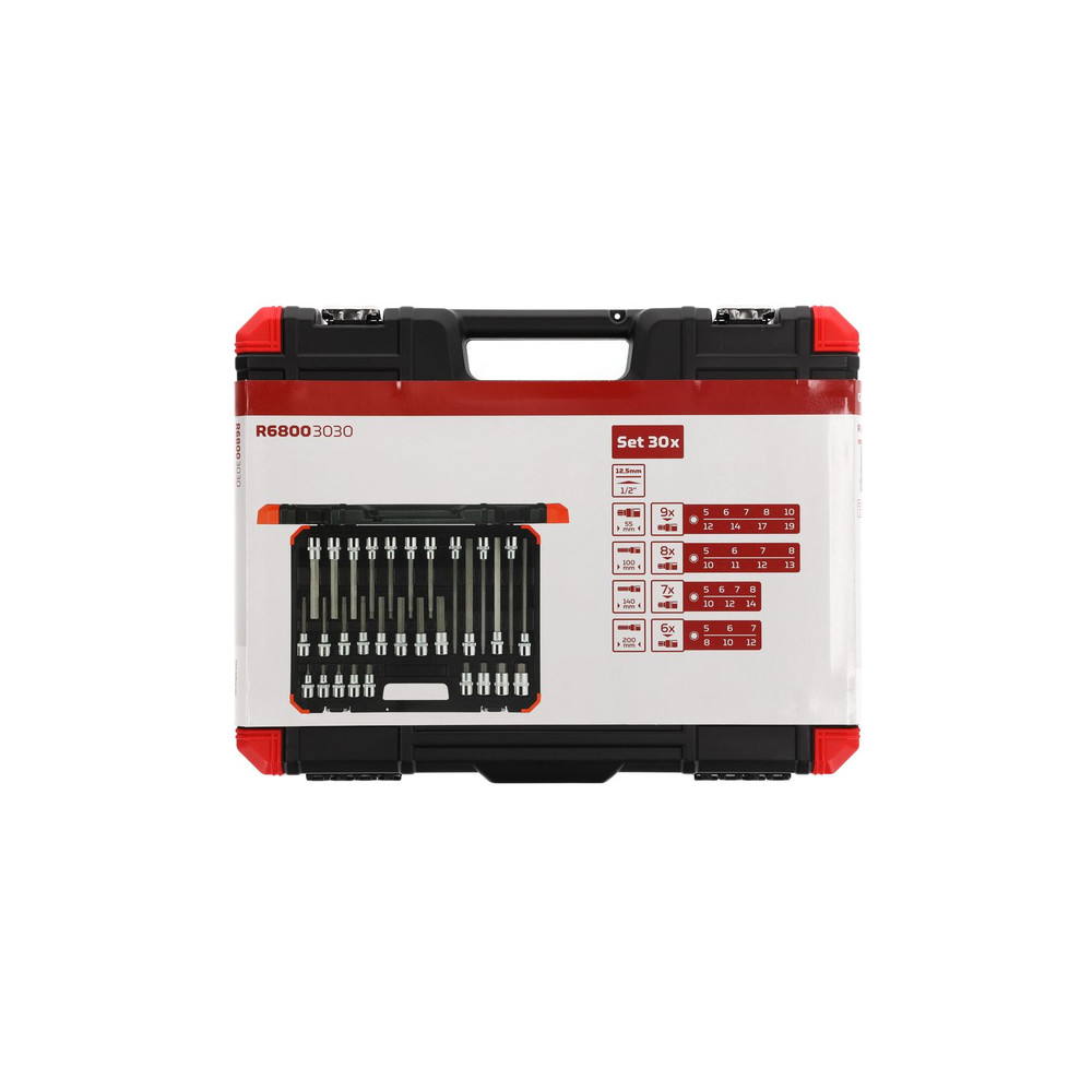 GEDORE red Bit-Satz, Schraubendreher-Einsatz-Set für Innensechskant-Schrauben, R68003030 Produktbild img6 L