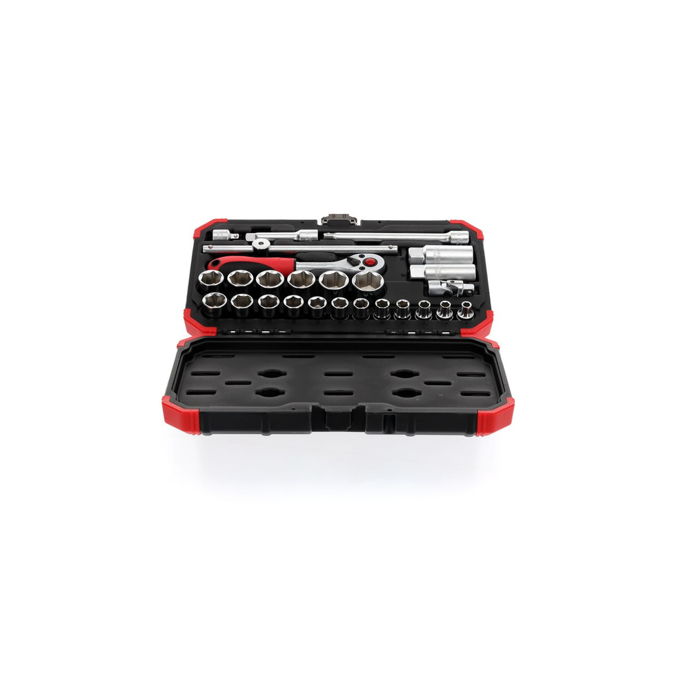 GEDORE red® Steckschlüsselsatz, 26-teilig, mit Zündkerzeneinsatz, 3/8" Produktbild img5 L