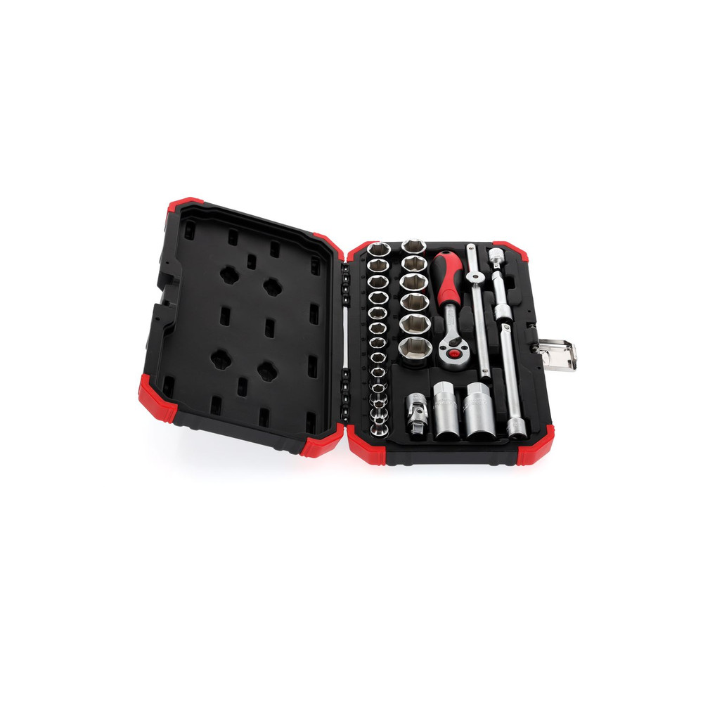 GEDORE red® Steckschlüsselsatz, 26-teilig, mit Zündkerzeneinsatz, 3/8" Produktbild img7 L