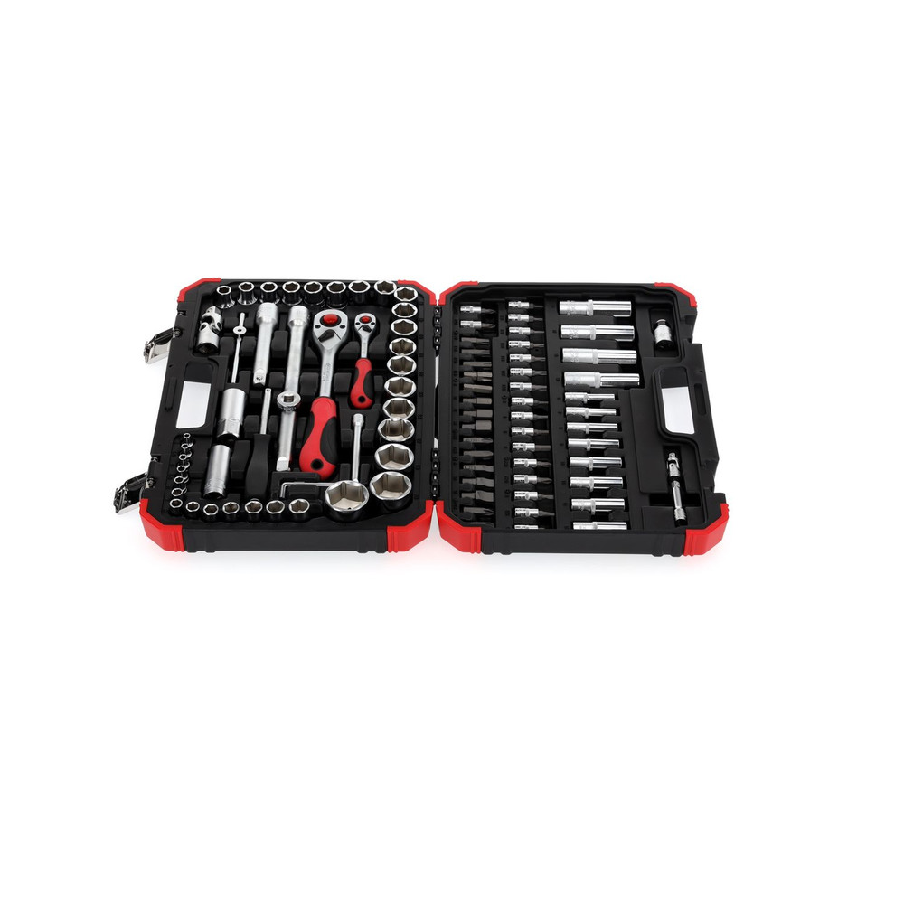 GEDORE red® Steckschlüsselsatz, 94-teilig, Umschaltknarren, Steckschlüssel und Bitsatz Produktbild img3 L