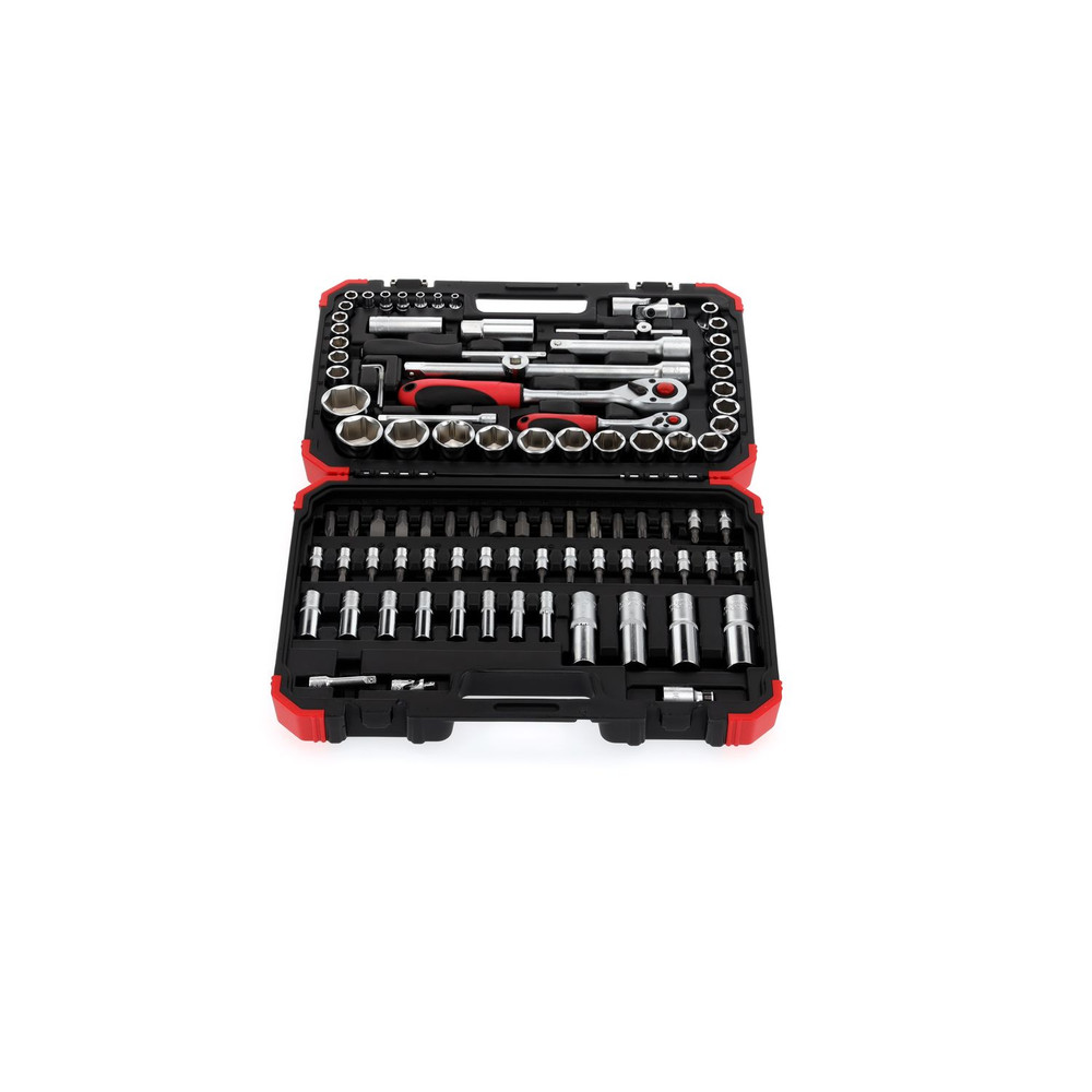 GEDORE red® Steckschlüsselsatz, 94-teilig, Umschaltknarren, Steckschlüssel und Bitsatz Produktbild img5 L