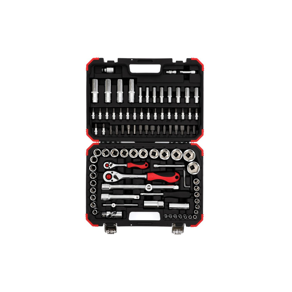 GEDORE red® Steckschlüsselsatz, 94-teilig, Umschaltknarren, Steckschlüssel und Bitsatz Produktbild img1 L