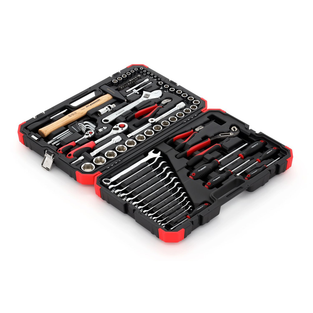 GEDORE red® Steckschlüsselsatz, 100-teilig, Umschaltknarre, Steckschlüssel und Bitsatz Produktbild img5 L