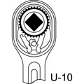 Produktbild von GEDORE - Gelenk-Hebelumschaltknarre 1/2", lang, Schwenkkopf 180°, 2K-Griff, 199