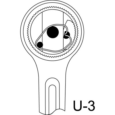 Produktbild von GEDORE - Gelenk-Hebelumschaltknarre, 3/8", 5° Rückschwenkwinkel, 2K-Griff, 3093