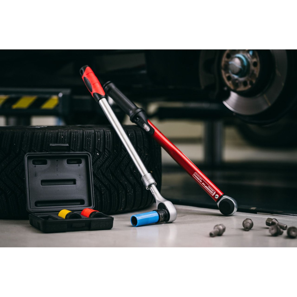 GEDORE red® Teleskopknarre, Umschaltbar, Druckknopf, 1/2", 2K-Griff Produktbild img11 L