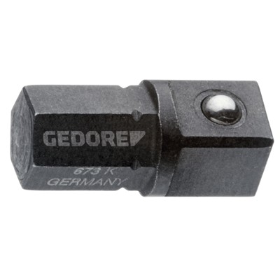 Produktbild von GEDORE - 673 K Einsatz-Halter kurz 1/4" 6-kant - 1/4" 4-kant