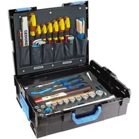GEDORE Werkzeugkoffer L-BOXX 136 58-teilig, Hand-/Heimwerker, Kunststoffkoffer, 1100-01 Produktbild