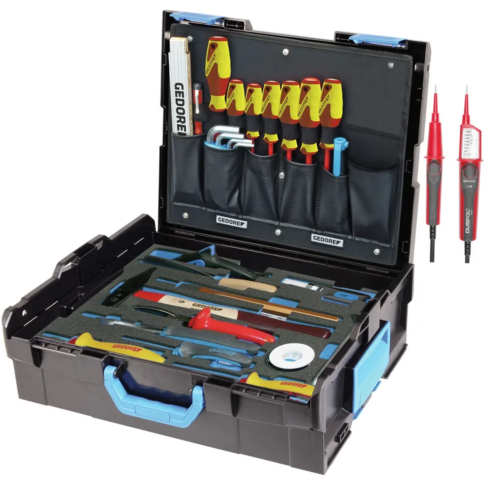 GEDORE Werkzeugkoffer L-BOXX 136 36-teilig, für Elektriker, Kunststoffkoffer, 1100-02 Produktbild img1 L