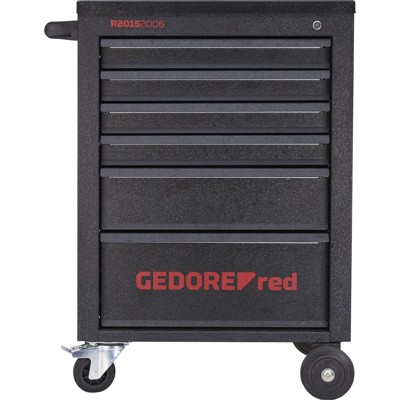 Produktbild von GEDORE - R21560005 Werkzeugsatz im Werkstattwagen MECHANIC schwarz 129-teilig