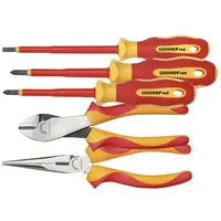 GEDORE red R39002005 VDE-Werkzeugsatz 2xZange+PH+SL 5-teilig Produktbild