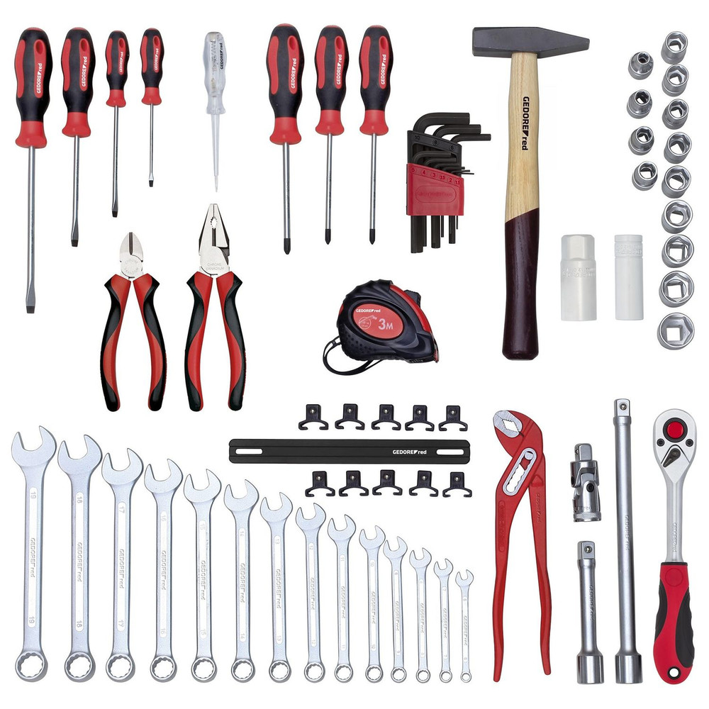 GEDORE red® R21650057 Werkzeugsatz SCHRAUBER im Werkzeugkoffer 57-teilig Produktbild img1 L