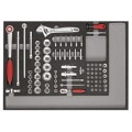 Produktbild von GEDORE - R21560005 Werkzeugsatz im Werkstattwagen MECHANIC schwarz 129-teilig
