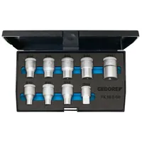 Produktbild von GEDORE - TX 19 E-09 Steckschlüssel-Satz 1/2" 9-teilig Außen-TX E10-E24