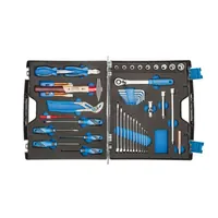 GEDORE Werkzeugkoffer TOURING, Set 49-teilig, für Haushalt, im Kunststoff-Koffer, 1000 Produktbild