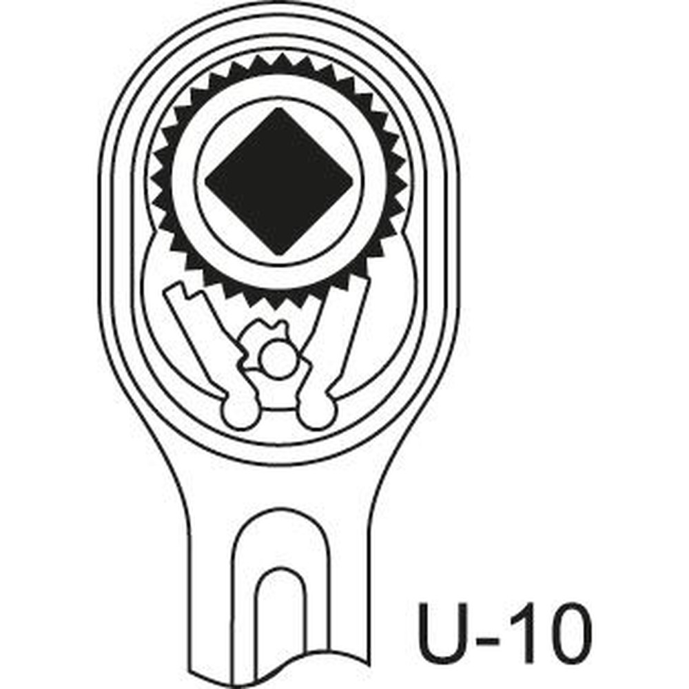 GEDORE Umschaltknarre, 3/4", 25° Rückschwenkwinkel, 620mm Länge, 3293 U-10 Produktbild img11 L