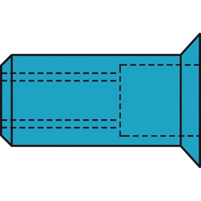 Produktbild von GESIPA® - Blindnietmuttern A2-Edelstahl Senkkopf M 4 x 6 x 13