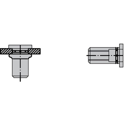 Produktbild von GESIPA® - PolyGrip Blindnietmuttern Mini-Pack Alu M 8 x 11 x 20