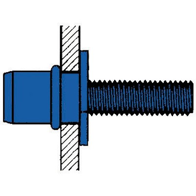 Produktbild von GESIPA® - Blindnietschraube Stahl Flachrundkopf M 5 x 7 x 11,5