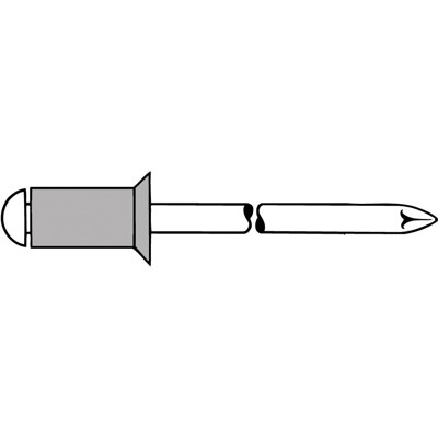 Produktbild von GESIPA® - Blindniete Alu/Stahl Senkkopf 4 x 6