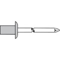 Produktbild von GESIPA® - CAP-Blindniete Alu/Stahl Flachrundkopf 4 x 8