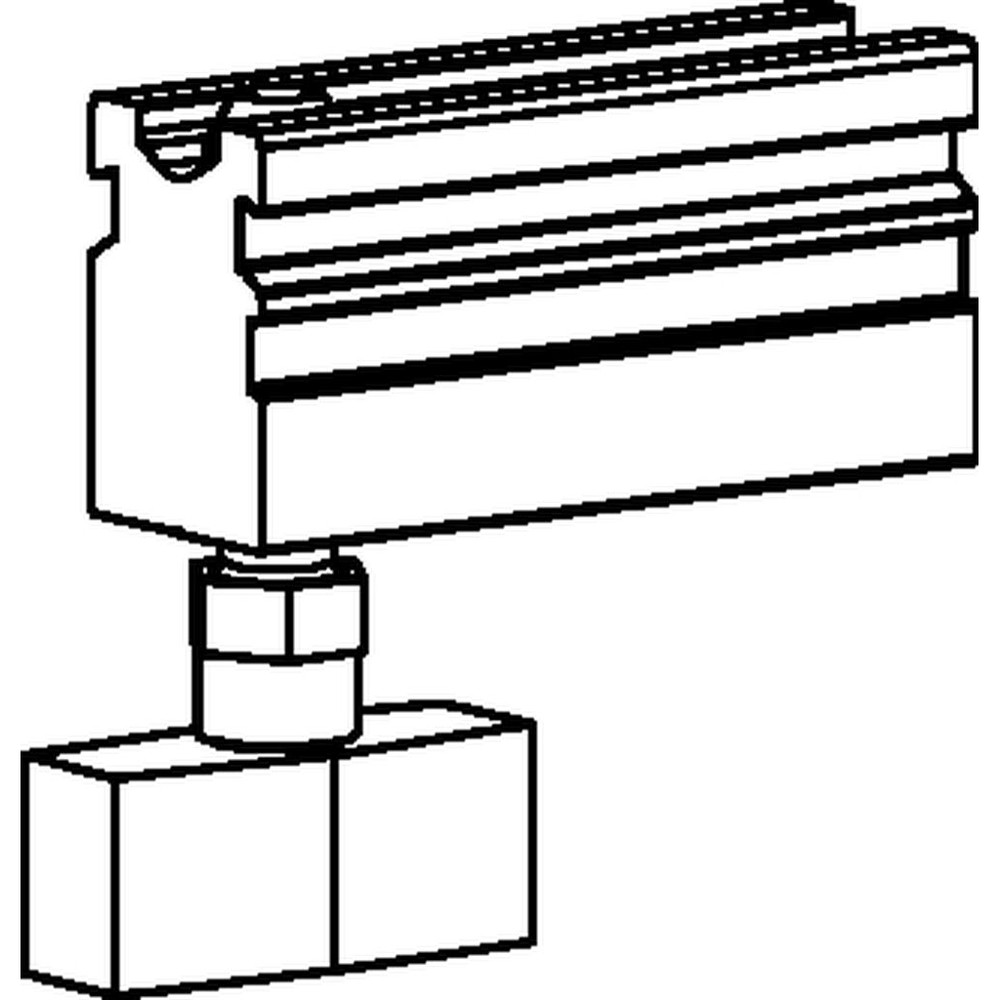 GEZE Bodenführungsschlitten Produktbild img2 L