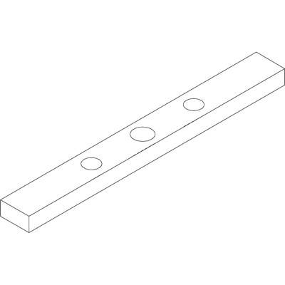 Produktbild von GEZE - Rahmenunterlage 5mm, silberfarbig